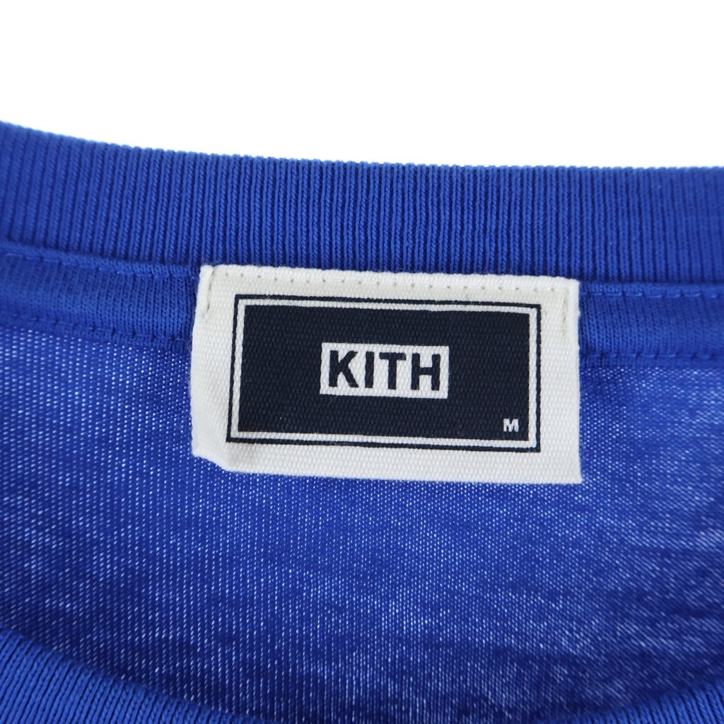 KITH(キス) HONOLULU ホノルル ロゴデザイン クルーネック カットソー 半袖Tシャツ ブルー