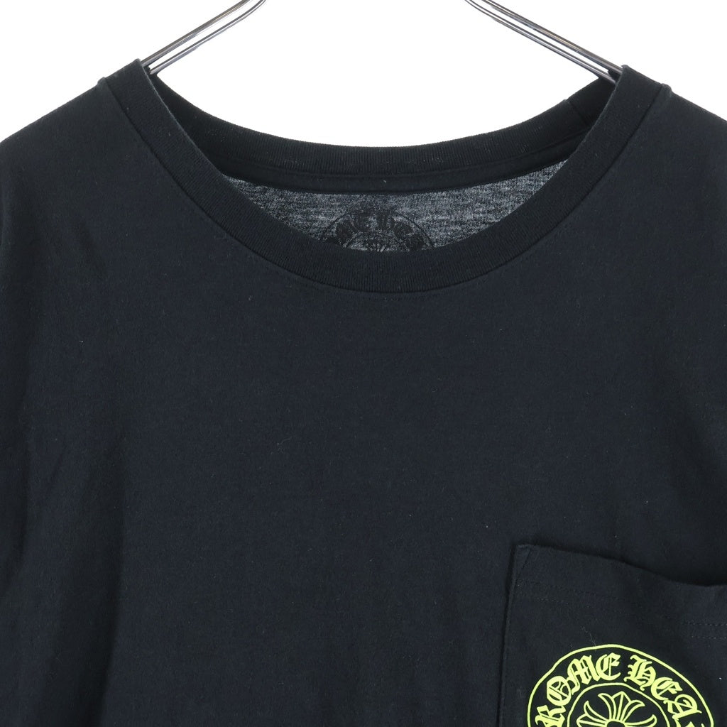 CHROME HEARTS(クロムハーツ) Horseshoe S/S Tee ホースシュープリント 半袖Tシャツ カットソー ブラック/イエロー
