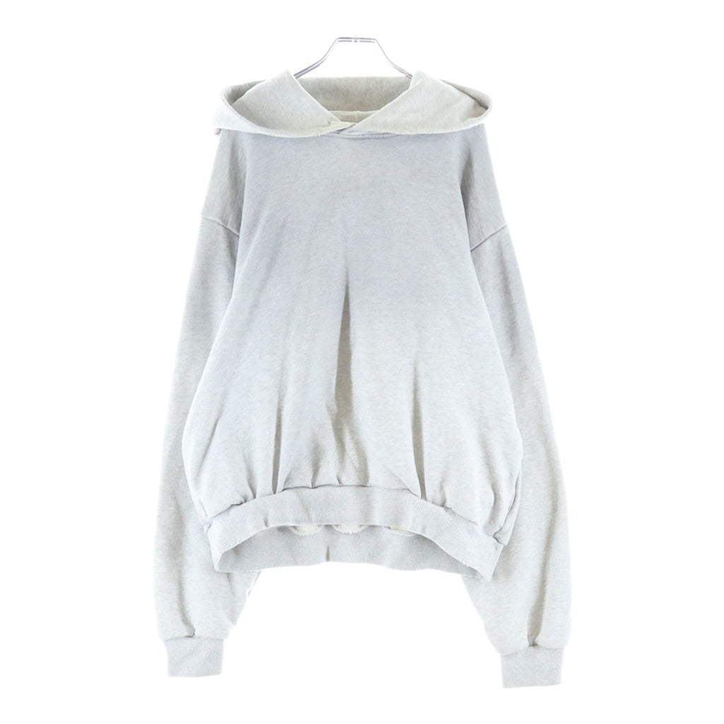 Acne Studios(アクネ ストゥディオズ) バックロゴプリント プルオーバーパーカー フーディー グレー FN-UX-SWEA000023