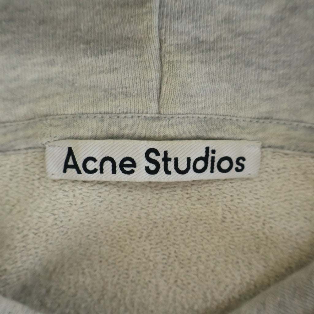 Acne Studios(アクネ ストゥディオズ) バックロゴプリント プルオーバーパーカー フーディー グレー FN-UX-SWEA000023
