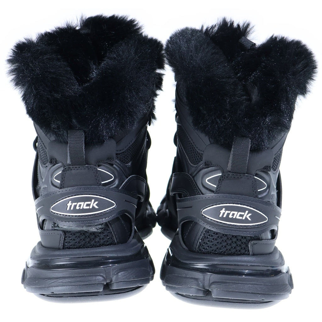 BALENCIAGA(バレンシアガ) Track Hike High Fake Fur トラックハイクフェイクファー ハイカットスニーカー ブラック US10/28.5cm 668557