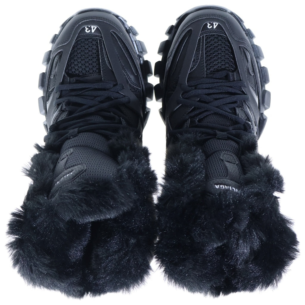BALENCIAGA(バレンシアガ) Track Hike High Fake Fur トラックハイクフェイクファー ハイカットスニーカー ブラック US10/28.5cm 668557