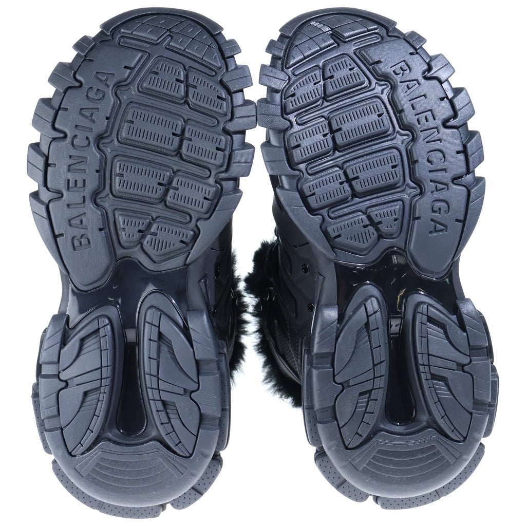 BALENCIAGA(バレンシアガ) Track Hike High Fake Fur トラックハイクフェイクファー ハイカットスニーカー ブラック US10/28.5cm 668557