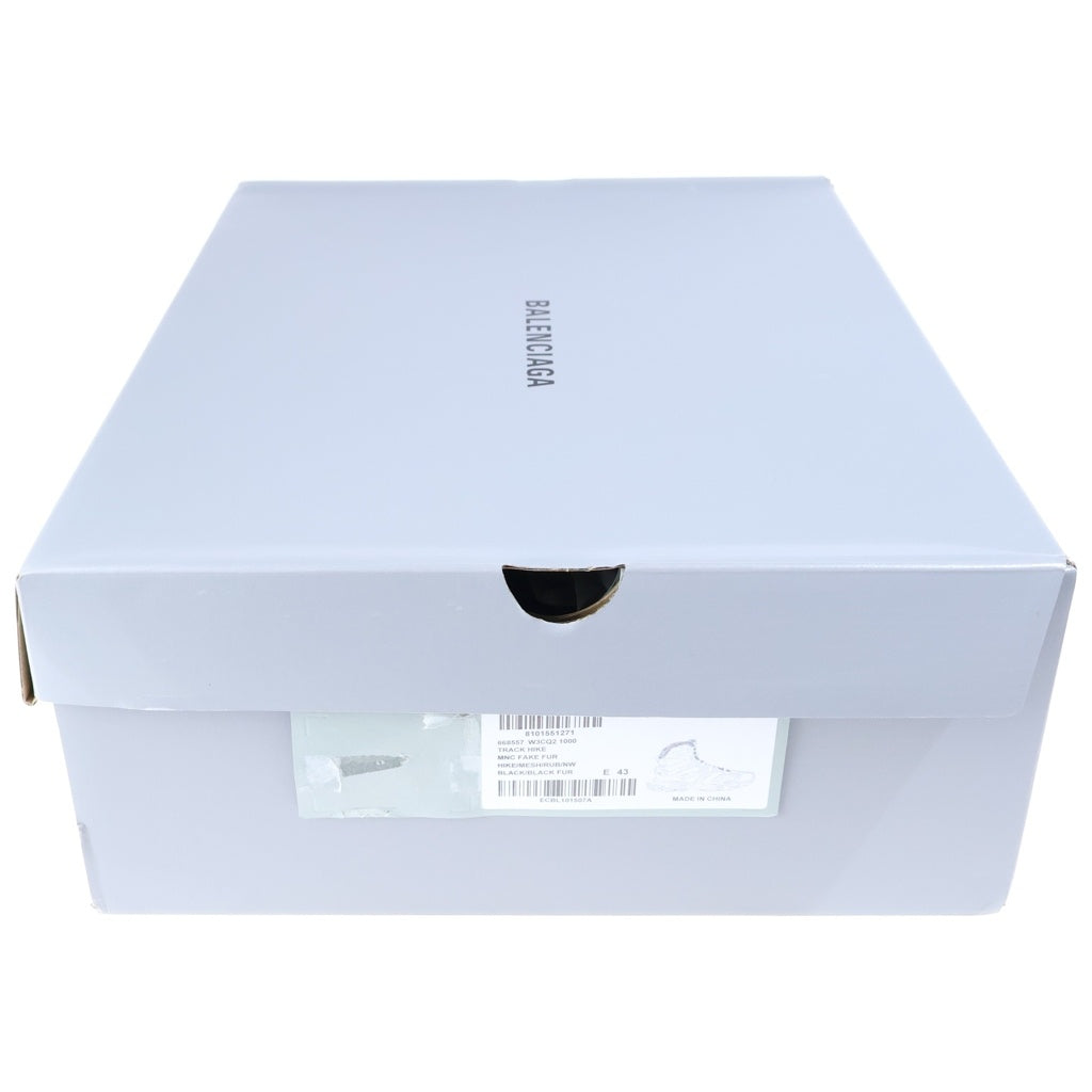 BALENCIAGA(バレンシアガ) Track Hike High Fake Fur トラックハイクフェイクファー ハイカットスニーカー ブラック US10/28.5cm 668557