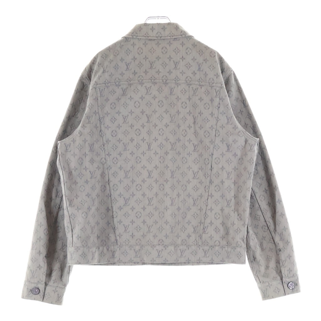 LOUIS VUITTON(ルイヴィトン) モノグラムエンボスデニムジャケット グレー RM211Q QJQ HHA21W