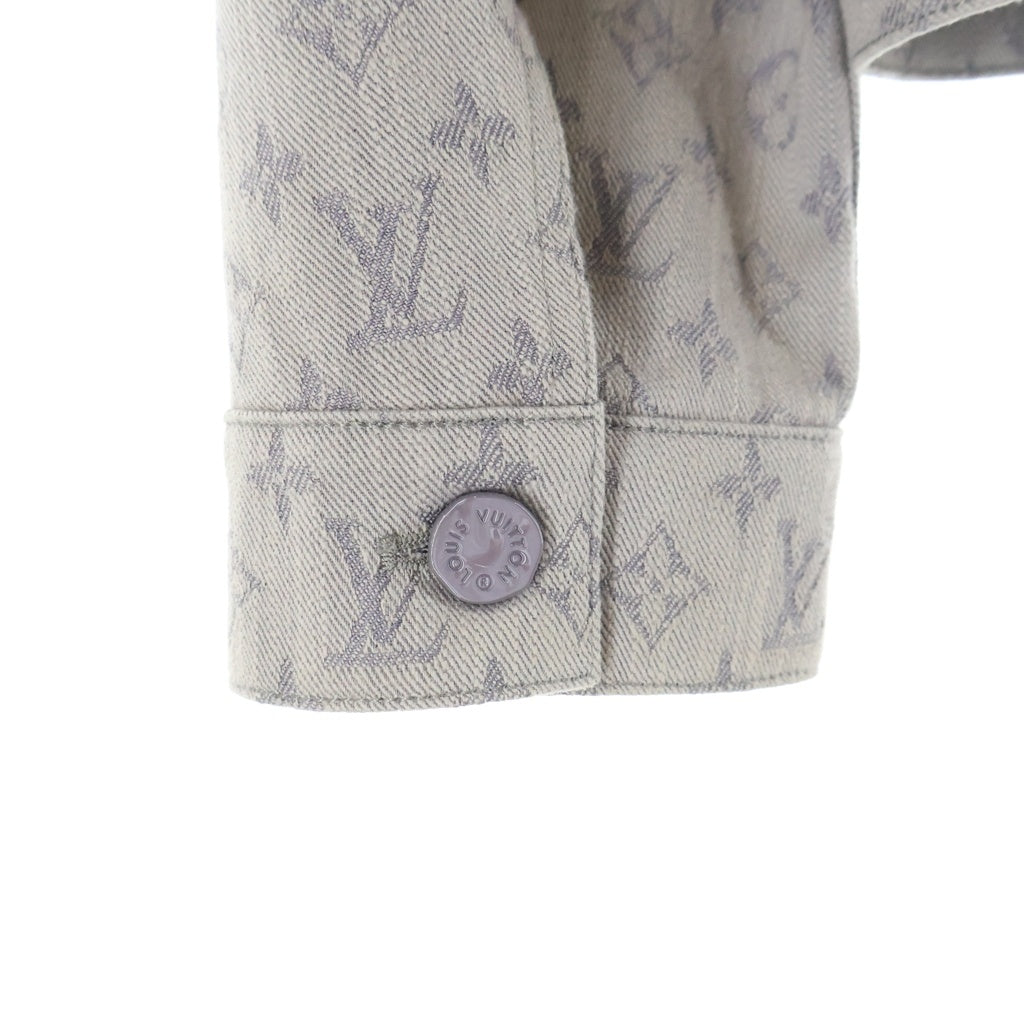 LOUIS VUITTON(ルイヴィトン) モノグラムエンボスデニムジャケット グレー RM211Q QJQ HHA21W