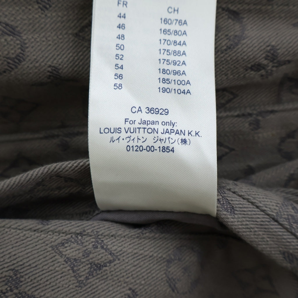 LOUIS VUITTON(ルイヴィトン) モノグラムエンボスデニムジャケット グレー RM211Q QJQ HHA21W