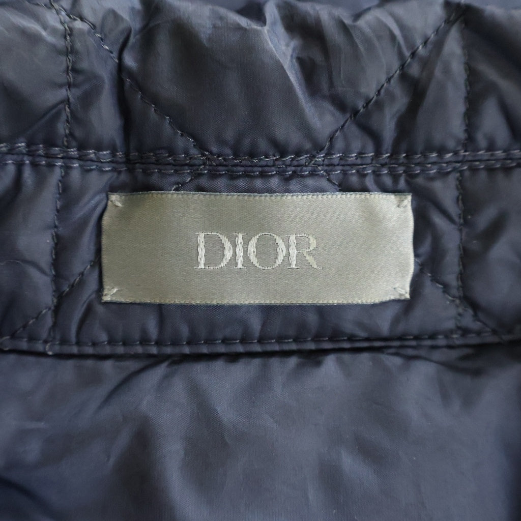 DIOR(ディオール) ロゴワッペン カナージュキルティング ジャケット ブルー 313C509BA767