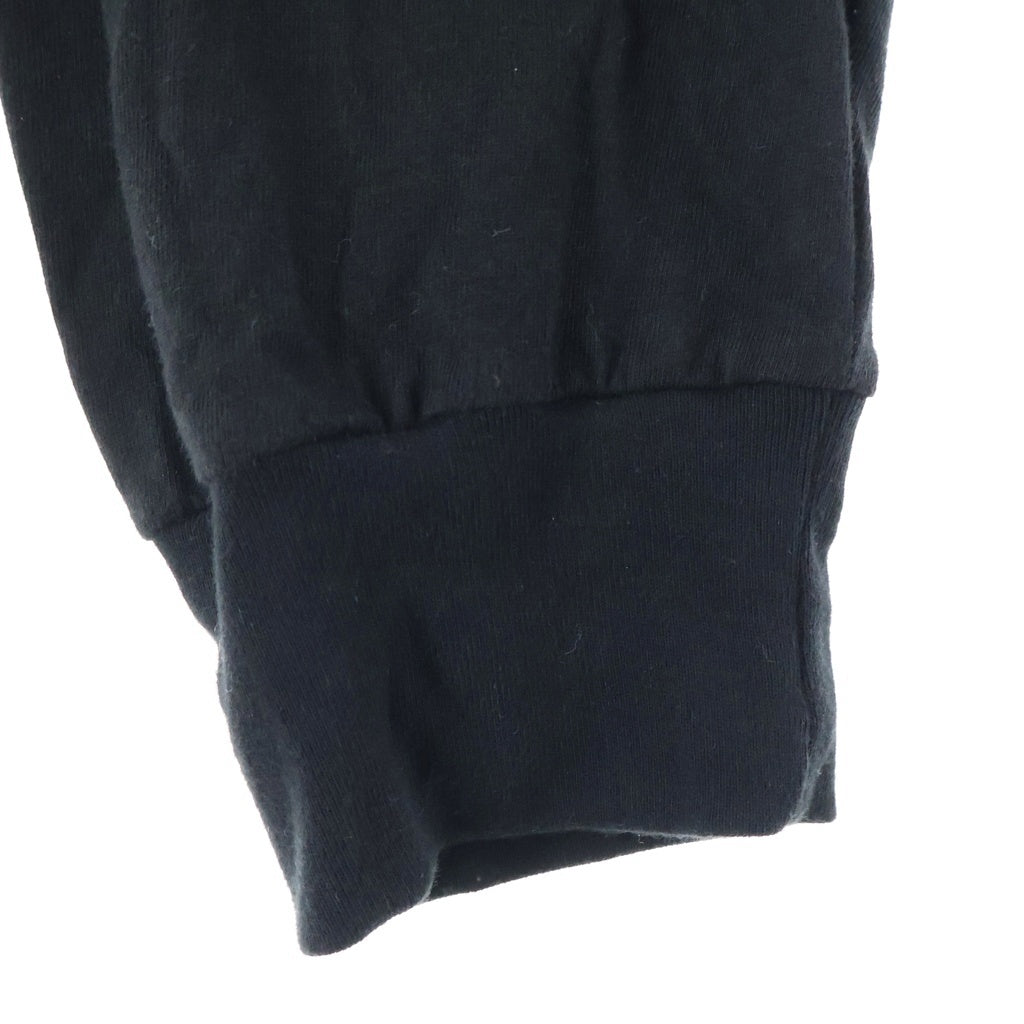 CHROME HEARTS(クロムハーツ) NECK LOGO L/S TEE ネックロゴ ロングスリーブTシャツ カットソー 袖プリント コットン ブラック/ゴールド