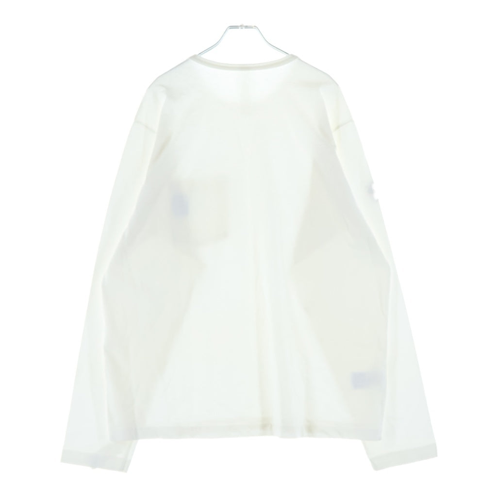 CHROME HEARTS(クロムハーツ) Grp Y Not Light Work Long Sleeve Tee ワイノット ライトワーク ロゴ刺繍 ロングスリーブTシャツ 長袖カットソー ホワイト