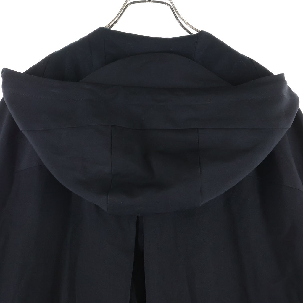 s'yte(サイト) WASHER WOOL GABARDINE MILITARY COAT ウールギャバジン ミニタリーコート ブラック UL-C04-101
