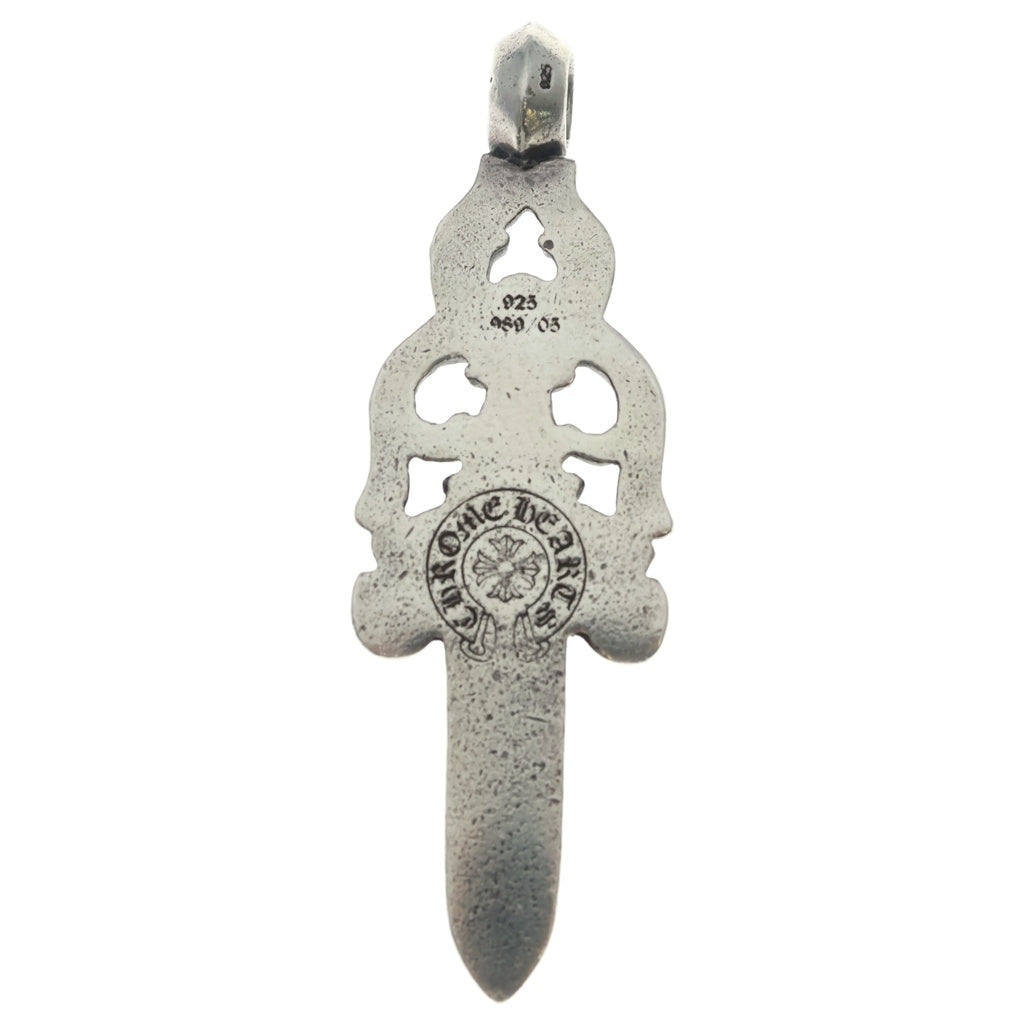 CHROME HEARTS(クロムハーツ) LARGE DAGGER ラージダガーペンダントトップ シルバー BCA282