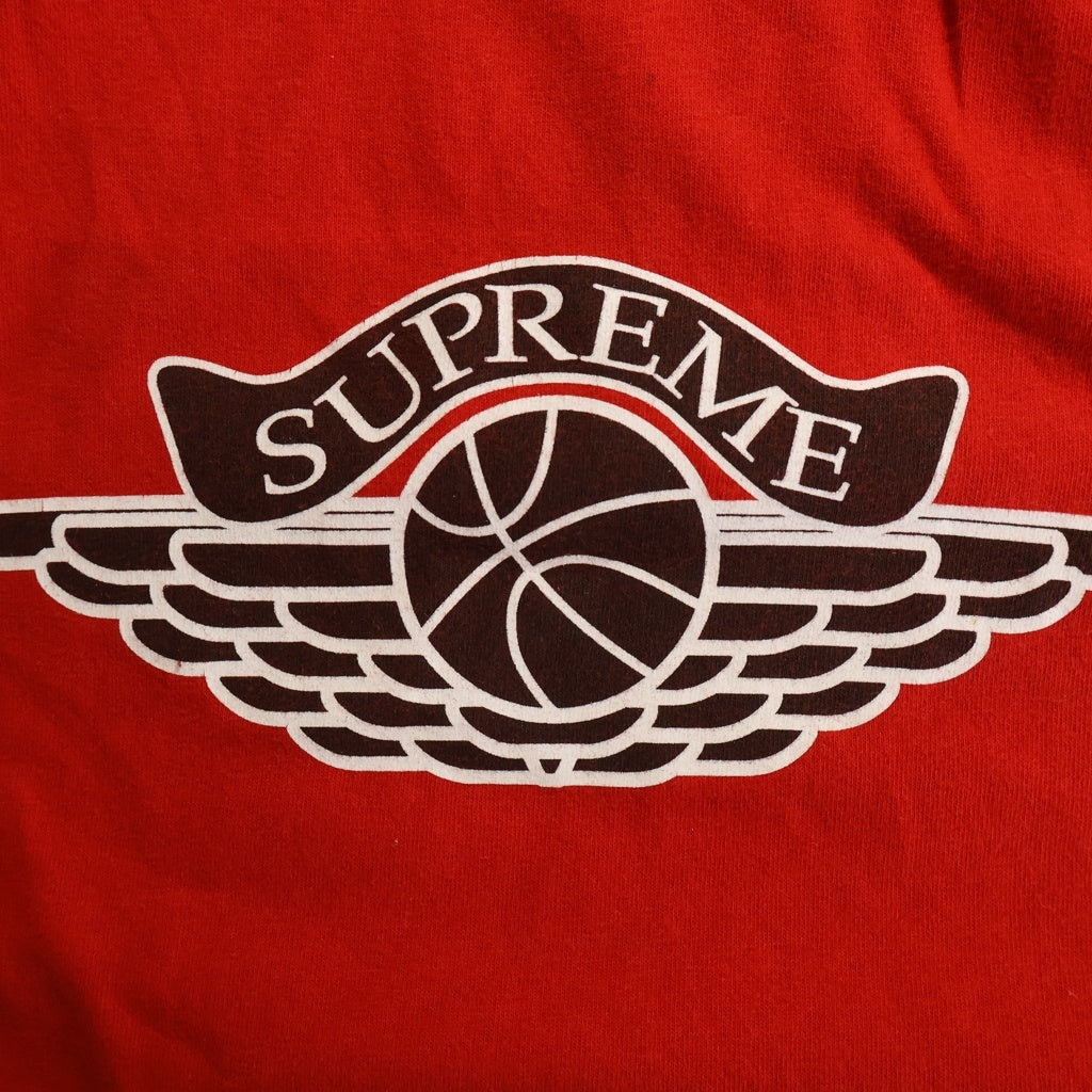 SUPREME(シュプリーム) 90S VINTAGE ×NIKE JORDAN Wing Logo Tee ヴィンテージ ナイキ ジョーダン ウィング ロゴデザイン クルーネック カットソー 半袖Tシャツ レッド