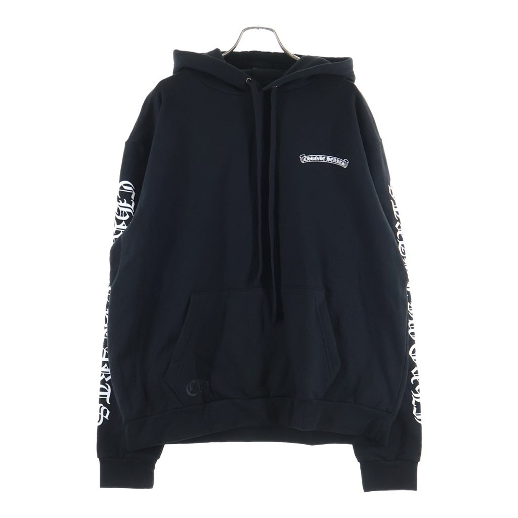 CHROME HEARTS(クロムハーツ) BACK SCROLL LABEL LOGO バックスクロール ラベルロゴ プルオーバー スウェット パーカー ブラック