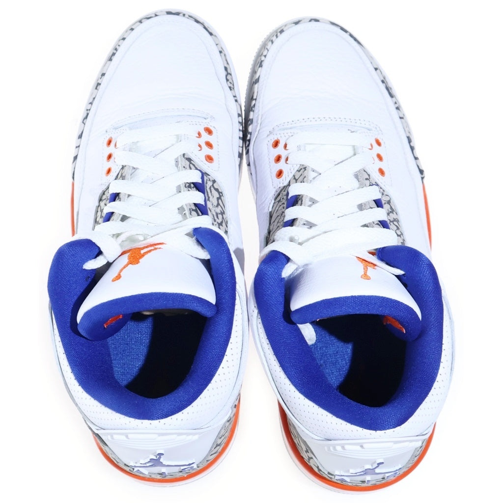 NIKE(ナイキ) AIR JORDAN3 RETRO KINCKS エアジョーダン3 レトロ ニックス ミッドカットスニーカー ホワイト US8/26cm 136064-148