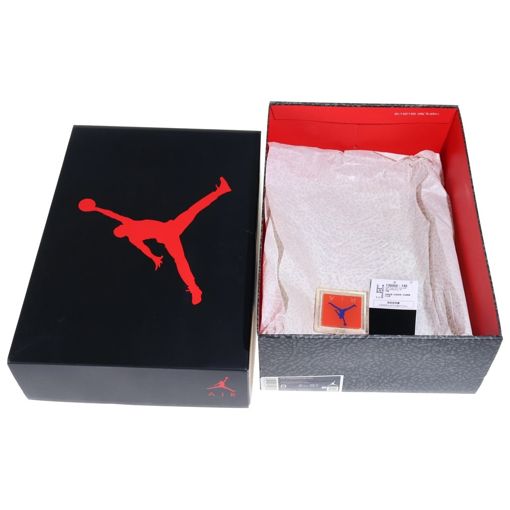 NIKE(ナイキ) AIR JORDAN3 RETRO KINCKS エアジョーダン3 レトロ ニックス ミッドカットスニーカー ホワイト US8/26cm 136064-148