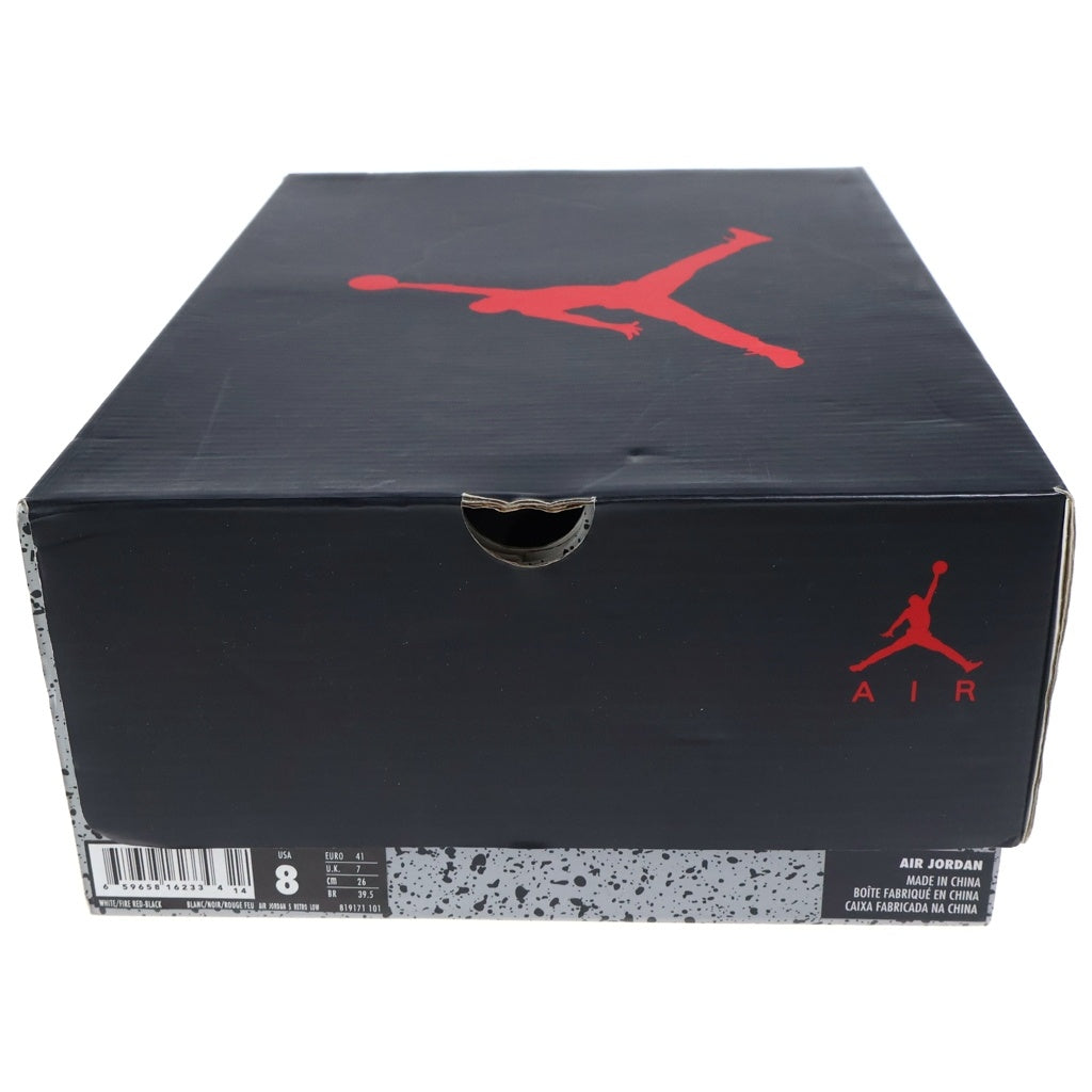NIKE(ナイキ) AIR JORDAN RETORO FIRE RED エアージョーダン レトロ ファイアー レッド ハイカットスニーカー ホワイト/レッド US8/26cm 819171-101