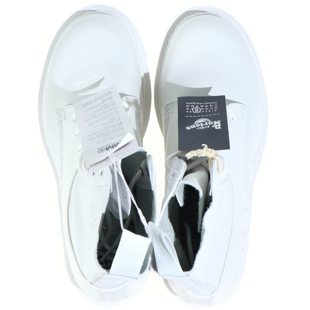MM6 Maison Margiela(エムエムシックスメゾンマルジェラ) ×DR MARTENS 1460 TWIST 8 EYE BOOTS ドクターマーチン ツイスト エイト アイ ハイブーツ ホワイト 42282100