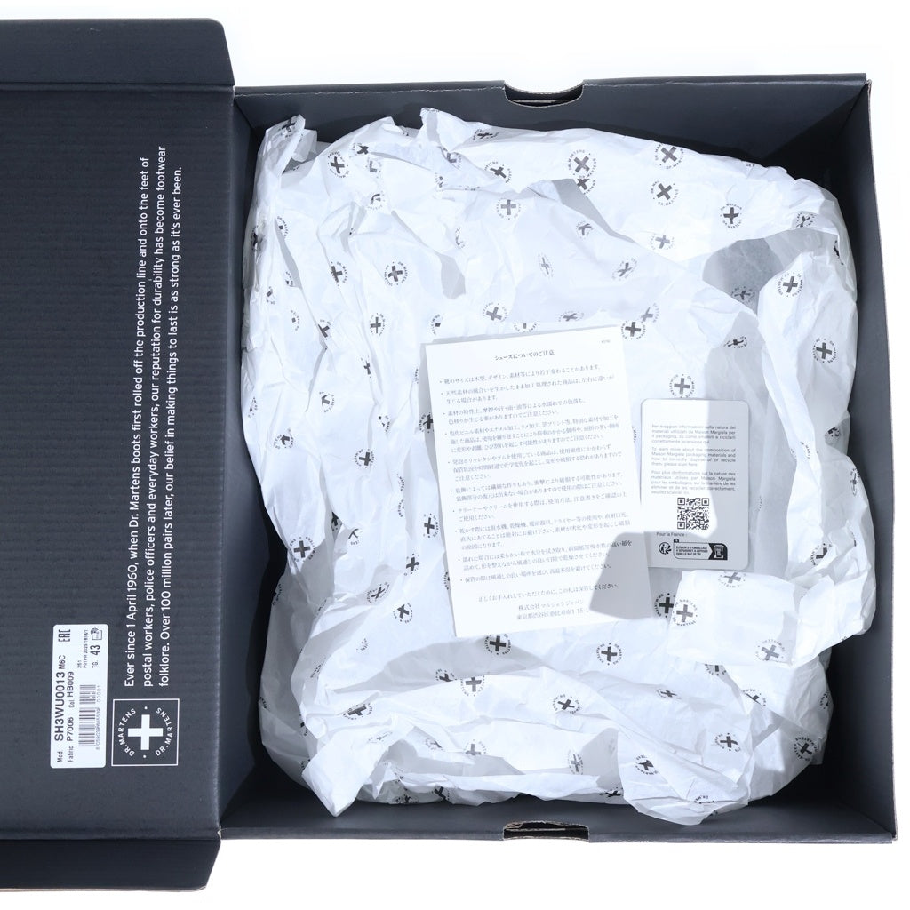 MM6 Maison Margiela(エムエムシックスメゾンマルジェラ) ×DR MARTENS 1460 TWIST 8 EYE BOOTS ドクターマーチン ツイスト エイト アイ ハイブーツ ホワイト 42282100