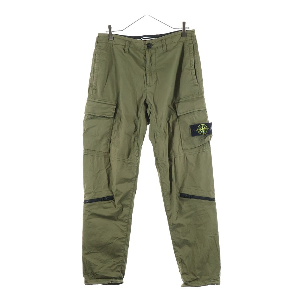 STONE ISLAND(ストーンアイランド) BRUSHED COTTON CARGO PANT ブラッシュド コットン カーゴパンツ カーキ 741530419