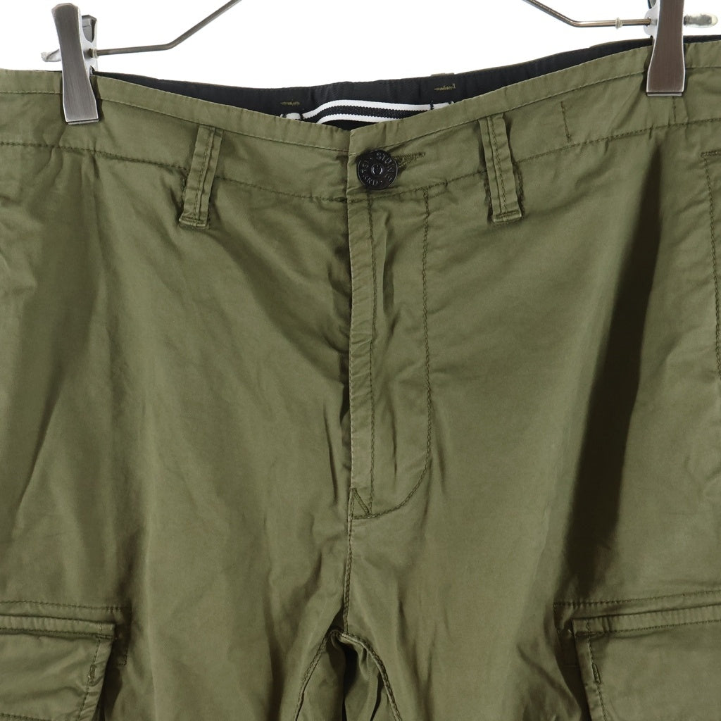 STONE ISLAND(ストーンアイランド) BRUSHED COTTON CARGO PANT ブラッシュド コットン カーゴパンツ カーキ 741530419