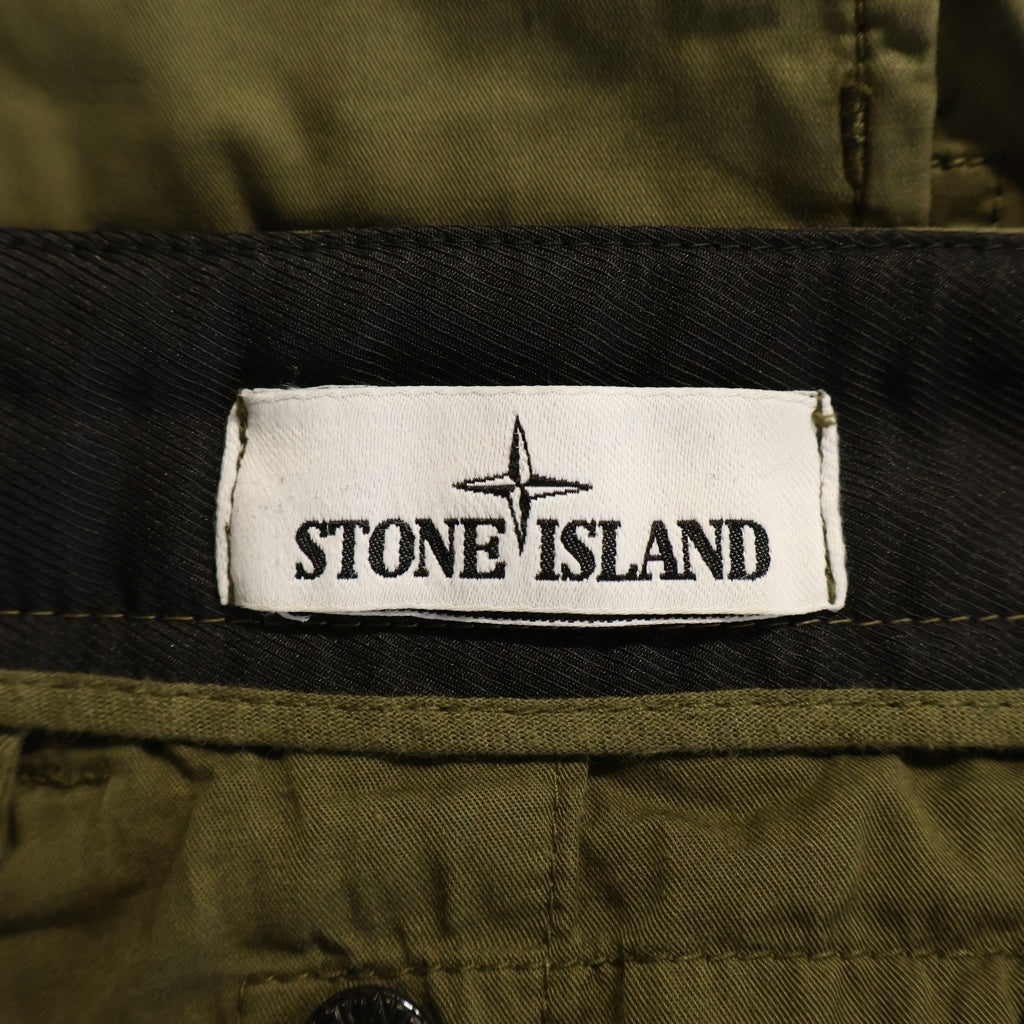 STONE ISLAND(ストーンアイランド) BRUSHED COTTON CARGO PANT ブラッシュド コットン カーゴパンツ カーキ 741530419