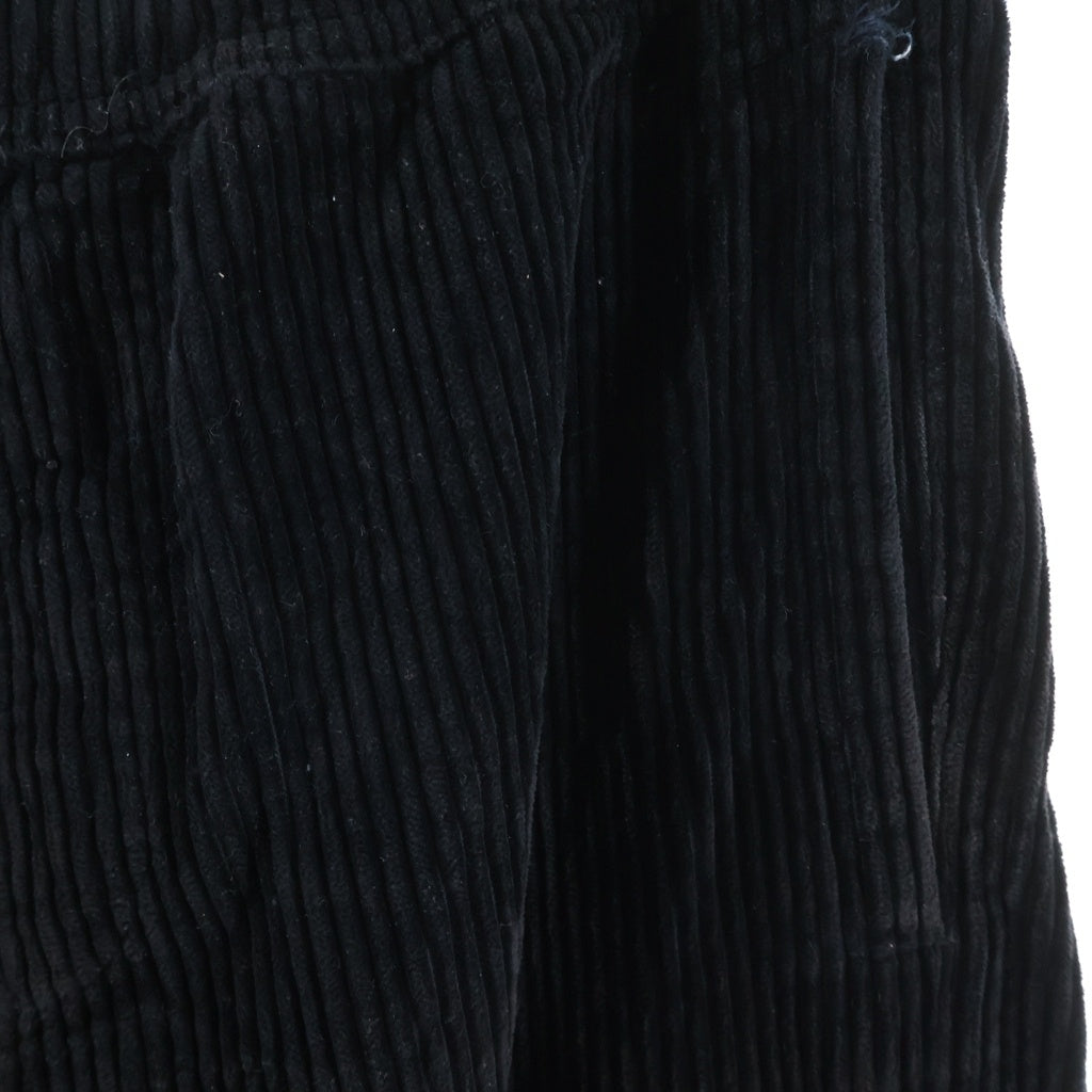 STONE ISLAND(ストーンアイランド) ストレートレッグ コーデュロイ カーゴ トラウザーパンツ ブラック 791532611