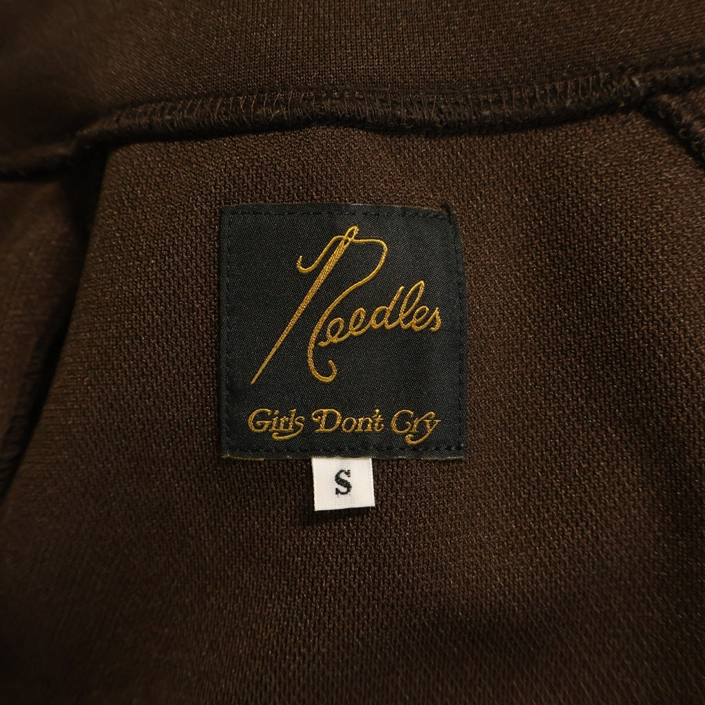 Needles(ニードルス) ×Girls Don't Cry TRACK JACKET ガールズドントクライ ロゴデザイン ジップアップ トラックジャケット ブラウン HM410