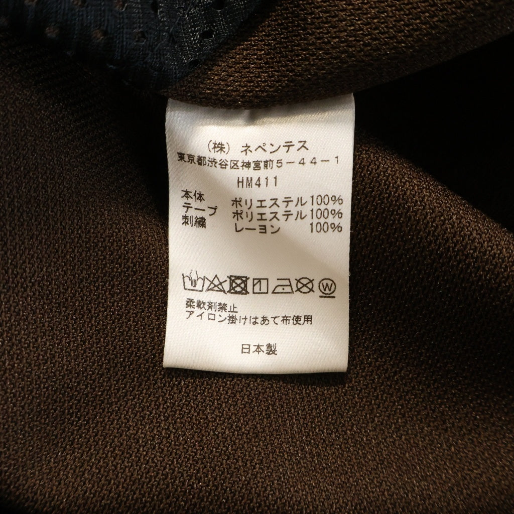 Needles(ニードルス) ×Girls Don't Cry TRACK PANTS ガールズドントクライ ロゴデザイン トラックパンツ ブラウン HM411