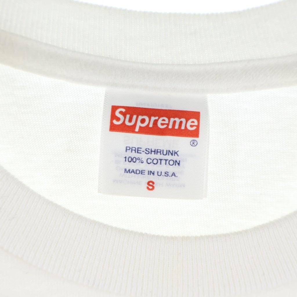 SUPREME(シュプリーム) 24SS Futura Box Logo Tee フューチェラ ボックスロゴデザイン クルーネック カットソー 半袖Tシャツ ホワイト