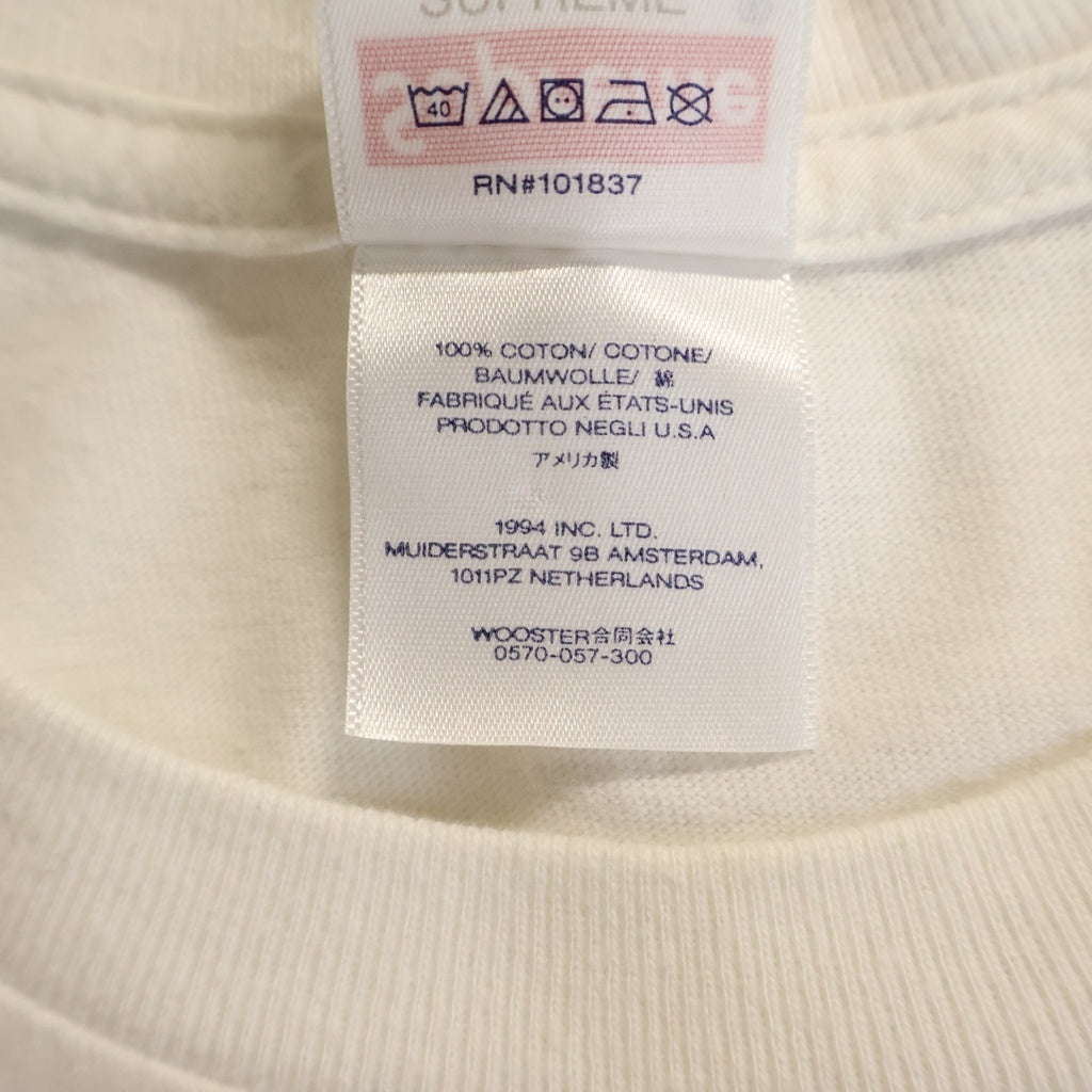 SUPREME(シュプリーム) 24SS Futura Box Logo Tee フューチェラ ボックスロゴデザイン クルーネック カットソー 半袖Tシャツ ホワイト
