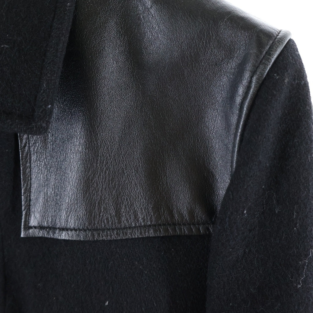 SUPREME(シュプリーム) 12AW Donkey Jacket ドンキー レザー切り替え ジャケット ブラック