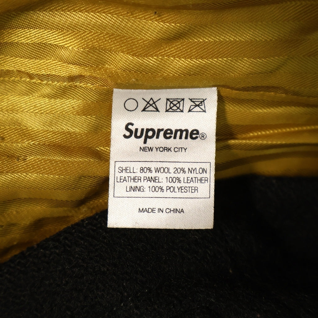 SUPREME(シュプリーム) 12AW Donkey Jacket ドンキー レザー切り替え ジャケット ブラック