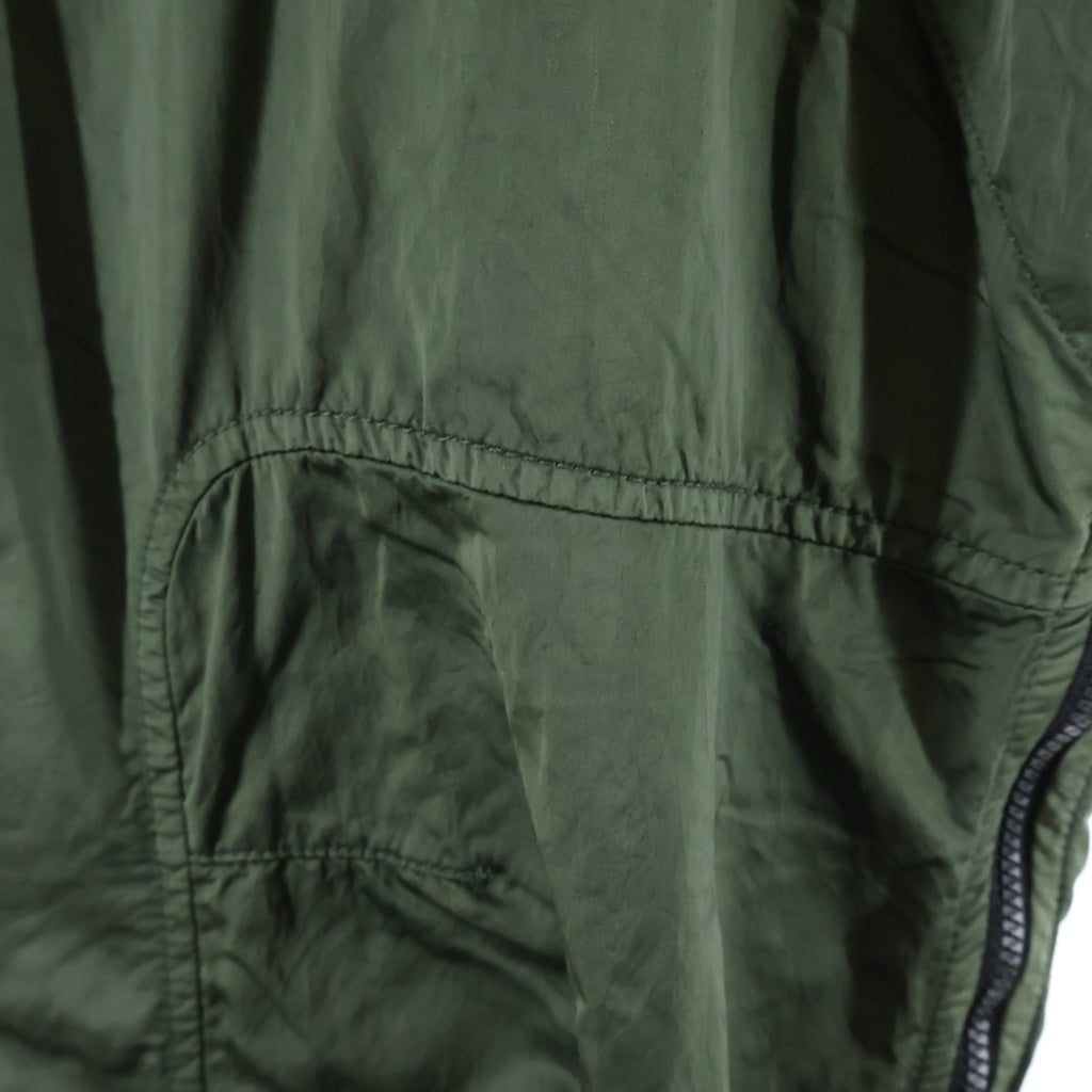 STONE ISLAND(ストーンアイランド) 21AW Zip Nylon Cargo Long Pants ジップナイロンカーゴロングパンツ グリーン 751531021