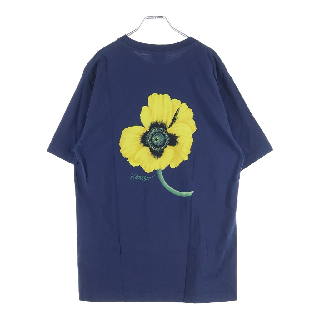KENZO(ケンゾー) 22SS Poppy Print Relax S/S Tee ポピープリントリラックス半袖Tシャツ ブルー FC55TS227CSL
