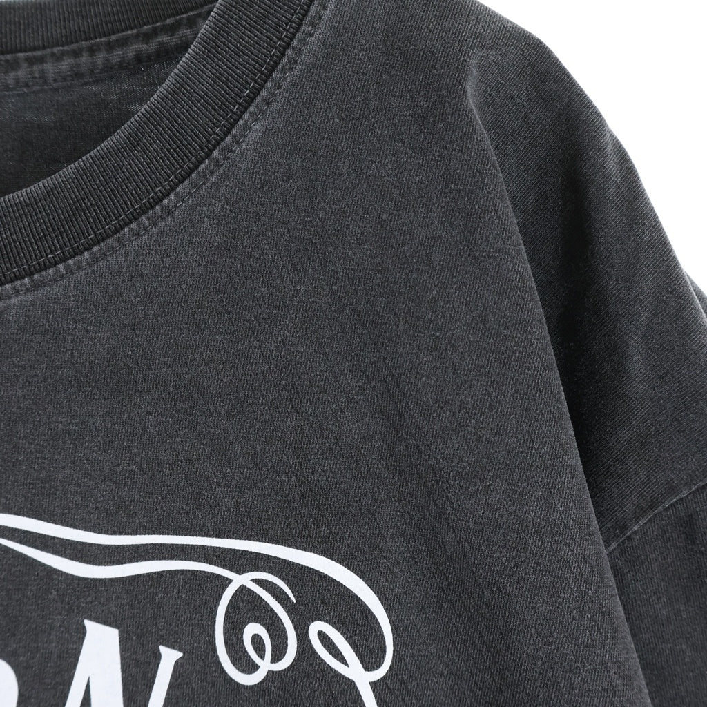 NUMBER (N)INE(ナンバーナイン) フロントロゴデザイン クルーネック カットソー 半袖Tシャツ ブラック