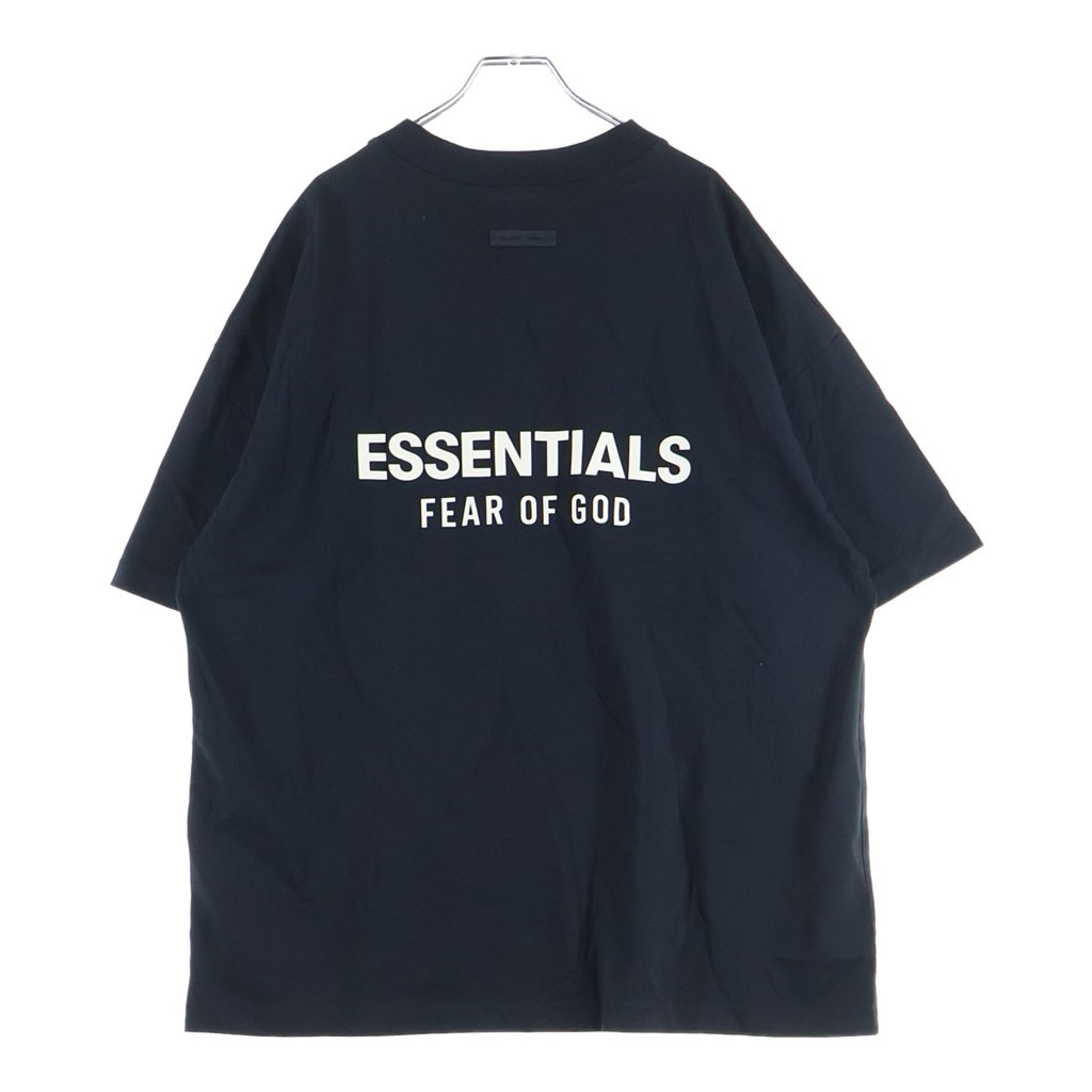FEAR OF GOD ESSENTIALS(フィアオブゴッド エッセンシャルズ) フロントロゴデザイン クルーネック カットソー 半袖Tシャツ ブラック