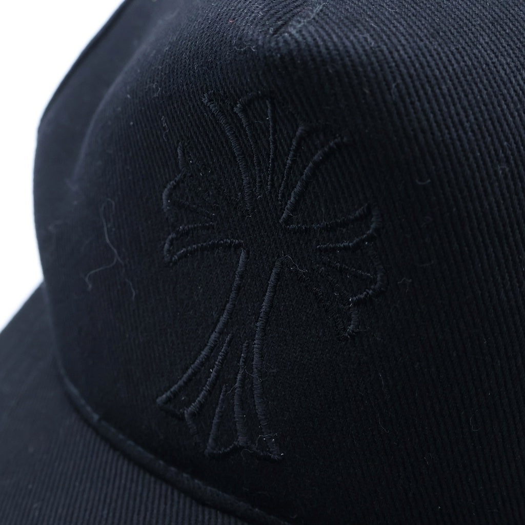 CHROME HEARTS(クロムハーツ) スモールCH刺繍 ベースボールキャップ 帽子 ブラック