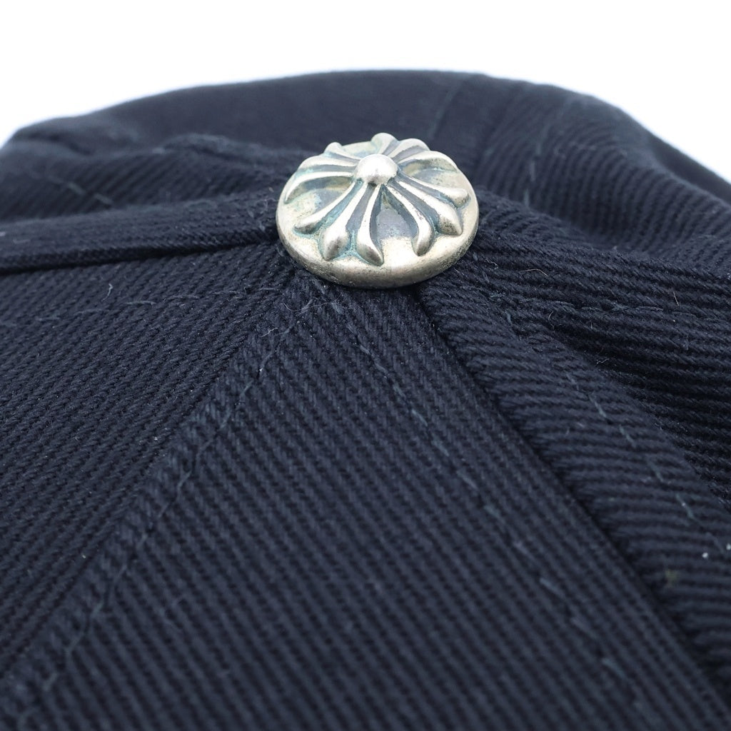CHROME HEARTS(クロムハーツ) スモールCH刺繍 ベースボールキャップ 帽子 ブラック