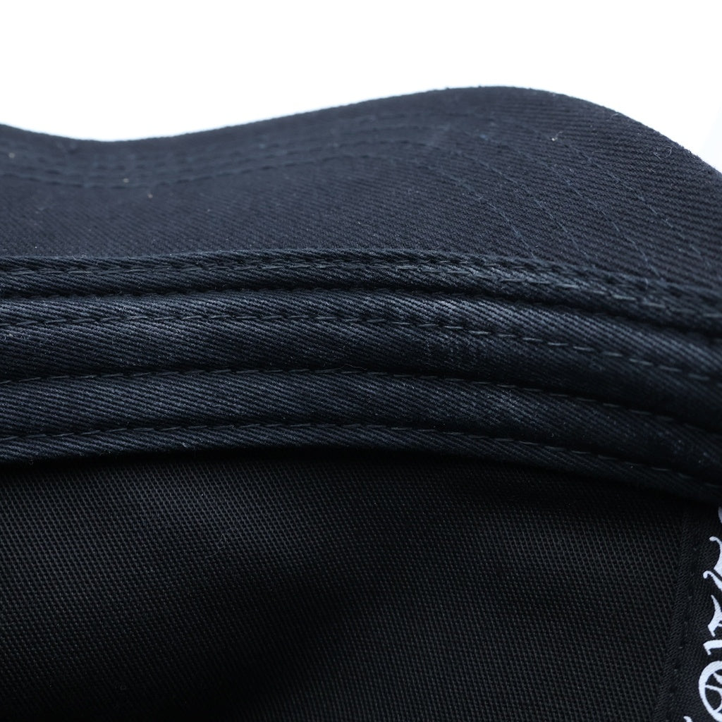 CHROME HEARTS(クロムハーツ) スモールCH刺繍 ベースボールキャップ 帽子 ブラック