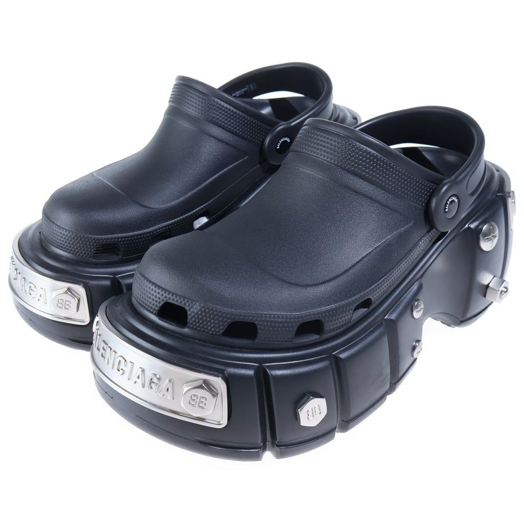 BALENCIAGA(バレンシアガ) 22SS ×CROCS HARDCROCS クロックス ハードクロックス ミュール サンダル ブラック 687398