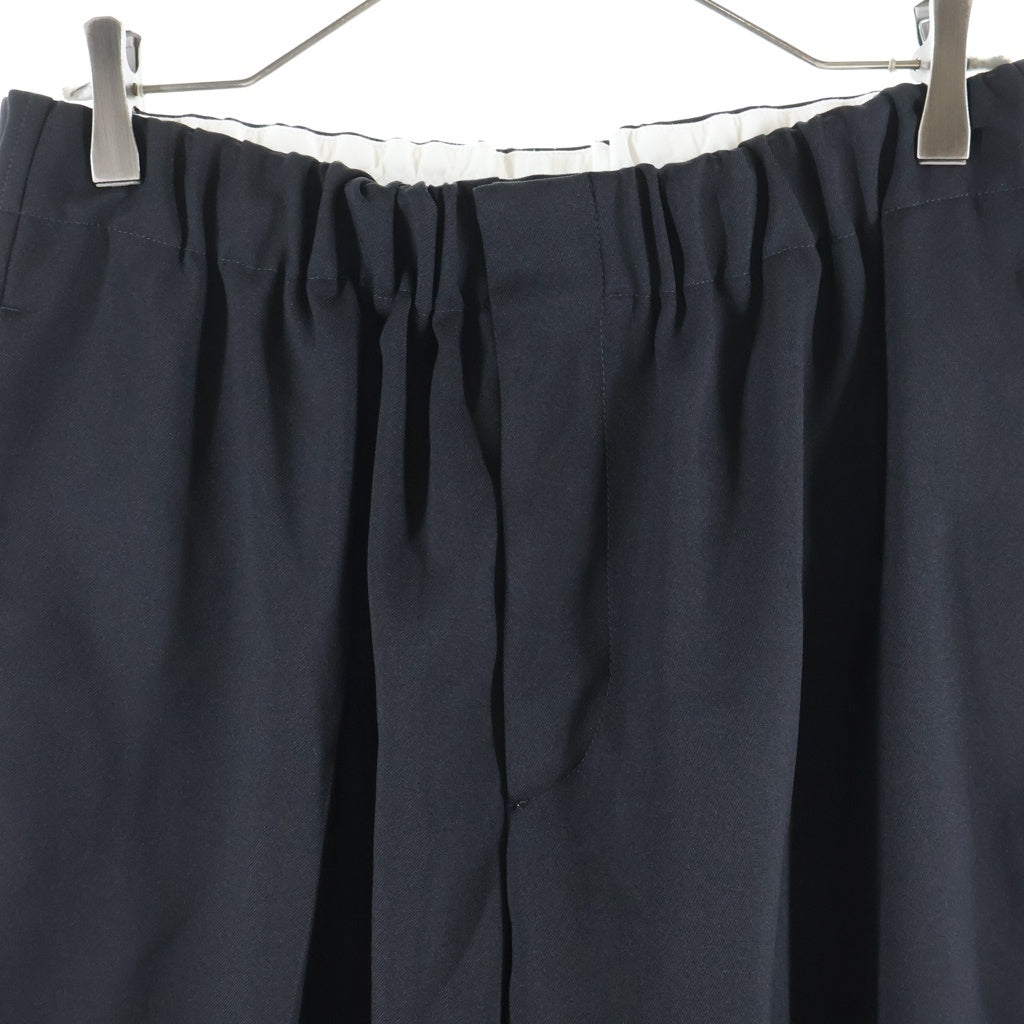 JIL SANDER(ジルサンダー) 26AW フロントタック イージーパンツ ブラック J23KA0005