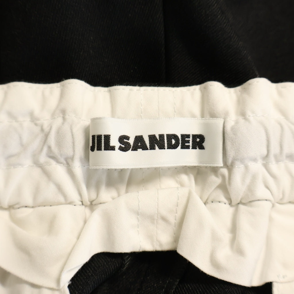 JIL SANDER(ジルサンダー) 26AW フロントタック イージーパンツ ブラック J23KA0005