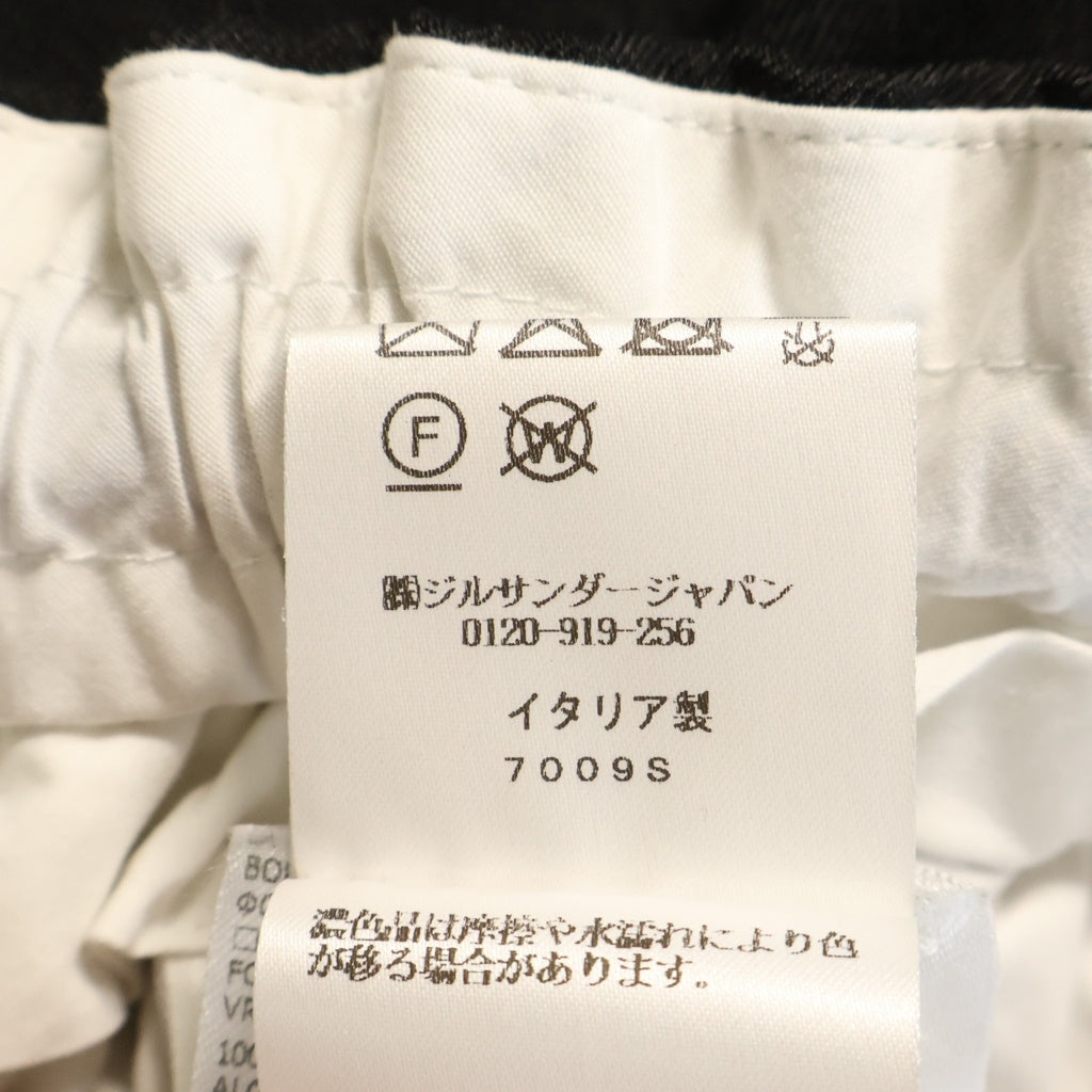JIL SANDER(ジルサンダー) 26AW フロントタック イージーパンツ ブラック J23KA0005