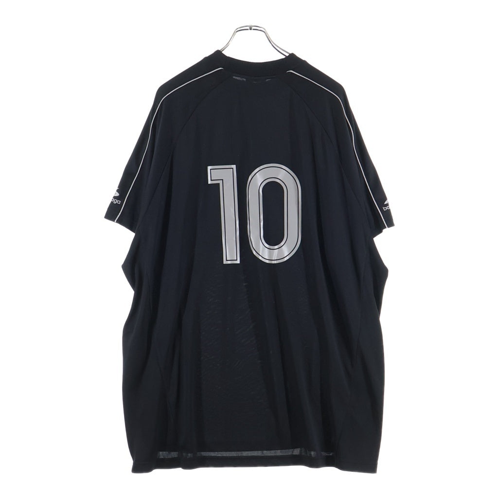 BALENCIAGA(バレンシアガ) フロントロゴ ゲーム半袖Tシャツ カットソー ブラック A003GL
