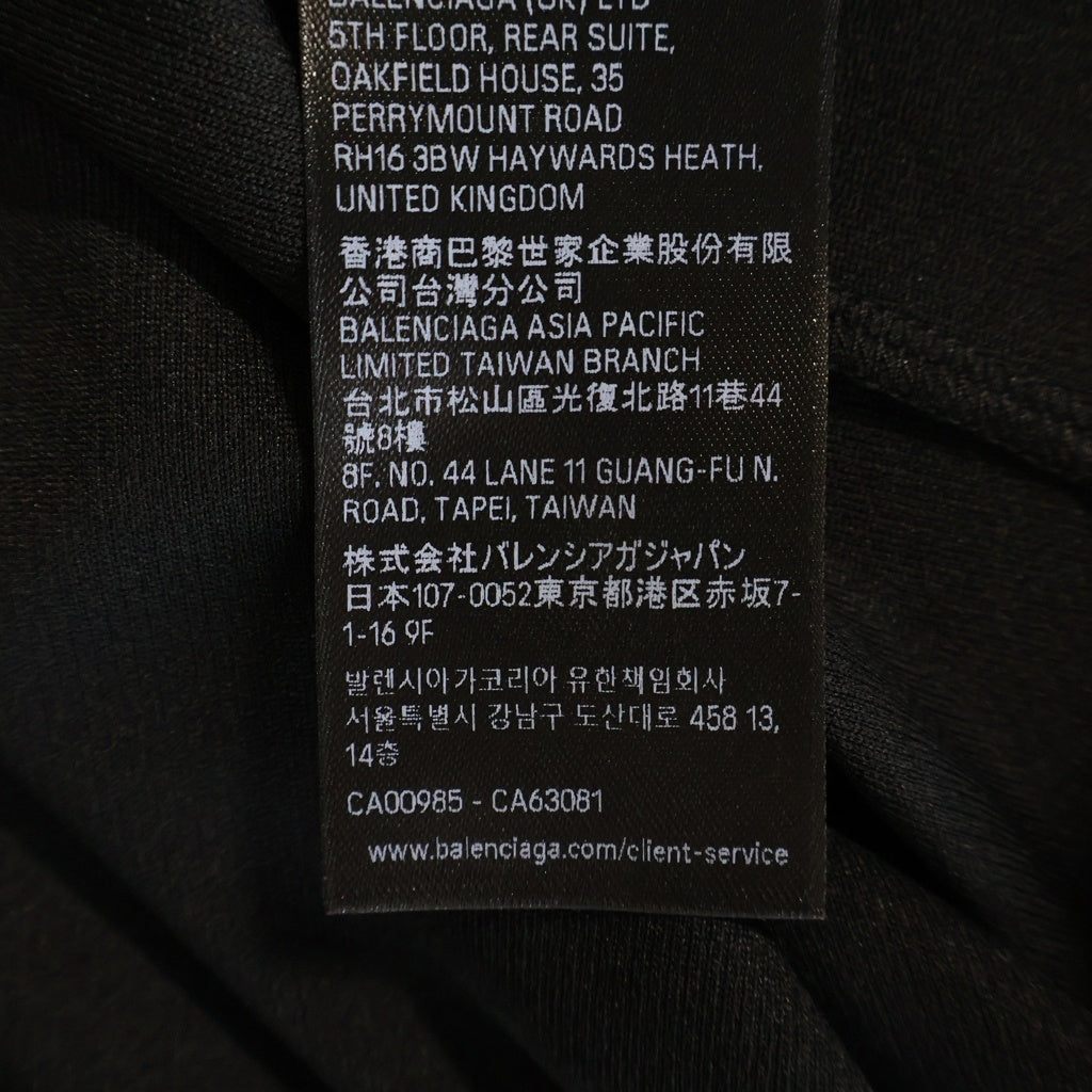 BALENCIAGA(バレンシアガ) フロントロゴ ゲーム半袖Tシャツ カットソー ブラック A003GL