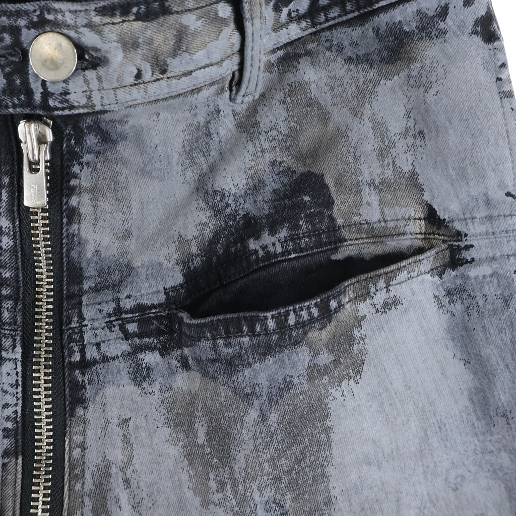 FILTH(フィルス) 26AW Rusty Waxed Baggy Cut ラスティワックスドバギーカットデニム ボトムス グレー FL262PT03