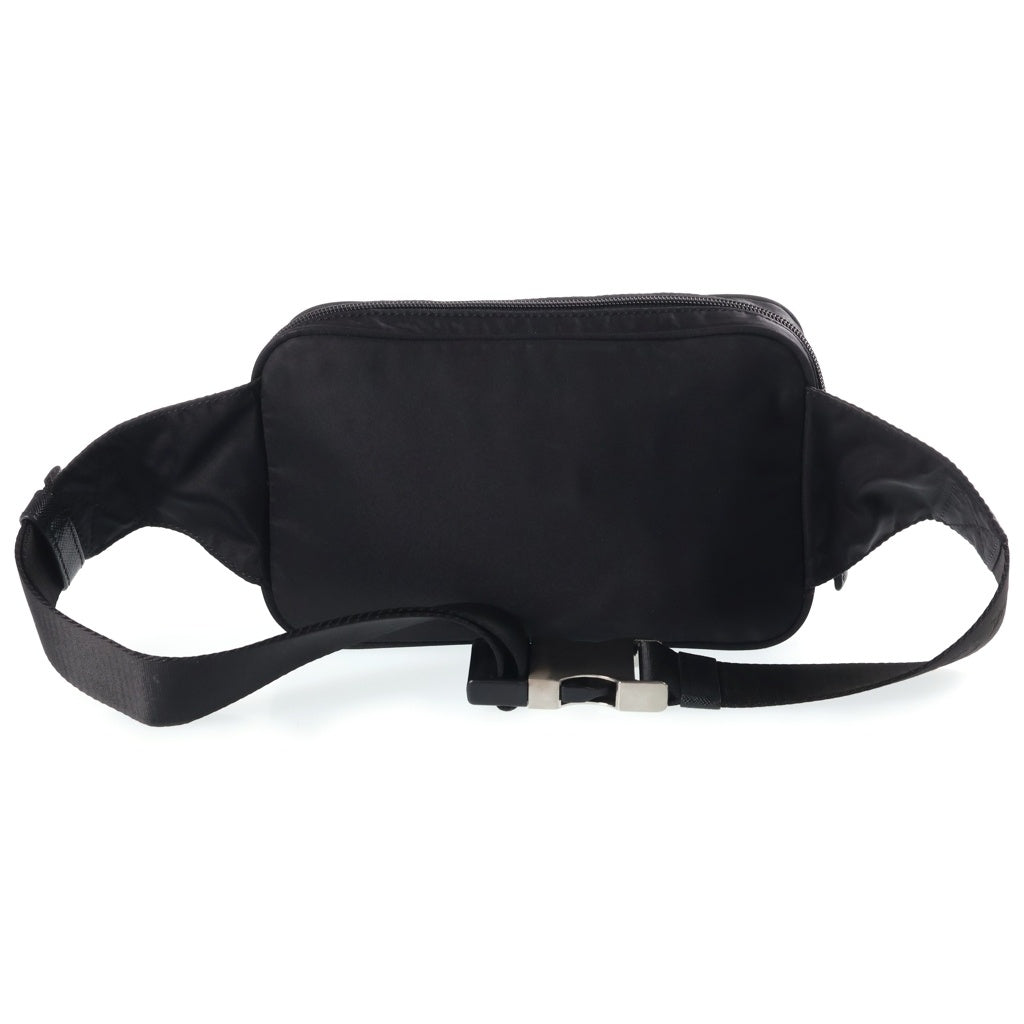PRADA(プラダ) Re-Nylon サフィアーノレザーベルト ショルダーバッグ ブラック 2VL977