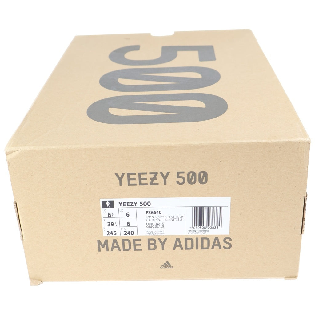 adidas(アディダス) YEEZY 500 UTILITY BLACK イージー500 ユーティリティ ローカットスニーカー ブラック US6.5/24.5cm F36640