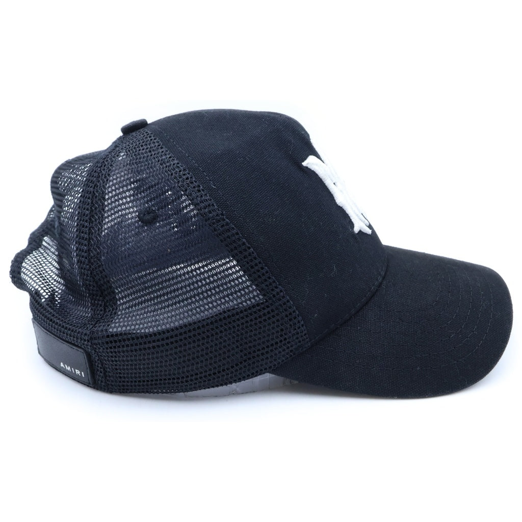 AMIRI(アミリ) MAロゴ トラッカーメッシュキャップ ブラック